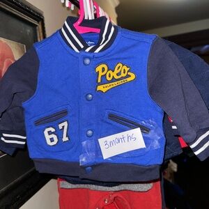 Polo by Ralph Lauren Navy Baby Hoodie Set